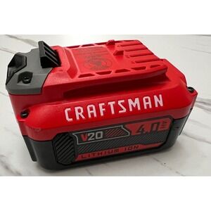 Craftsman V20 4.0Ah Lithium Ion Battery Pack CMCB204 20V Max 80Wh 2023 NEW
